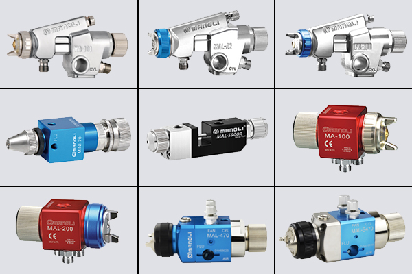 明丽2路气自动喷枪型号